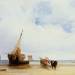 Beached Vessels and a Wagon near Trouville